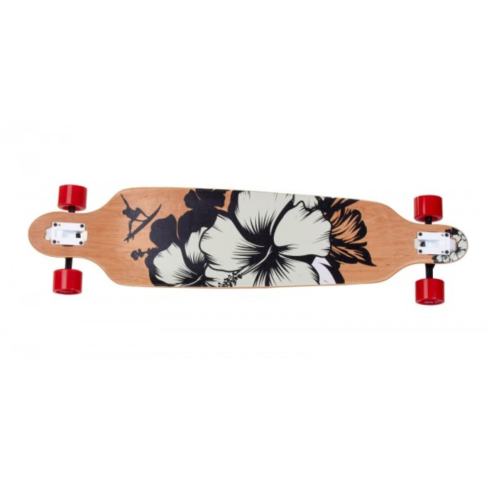 Longboard Spartan DROP SHAPE "Surfer Black" - Obrázok 3