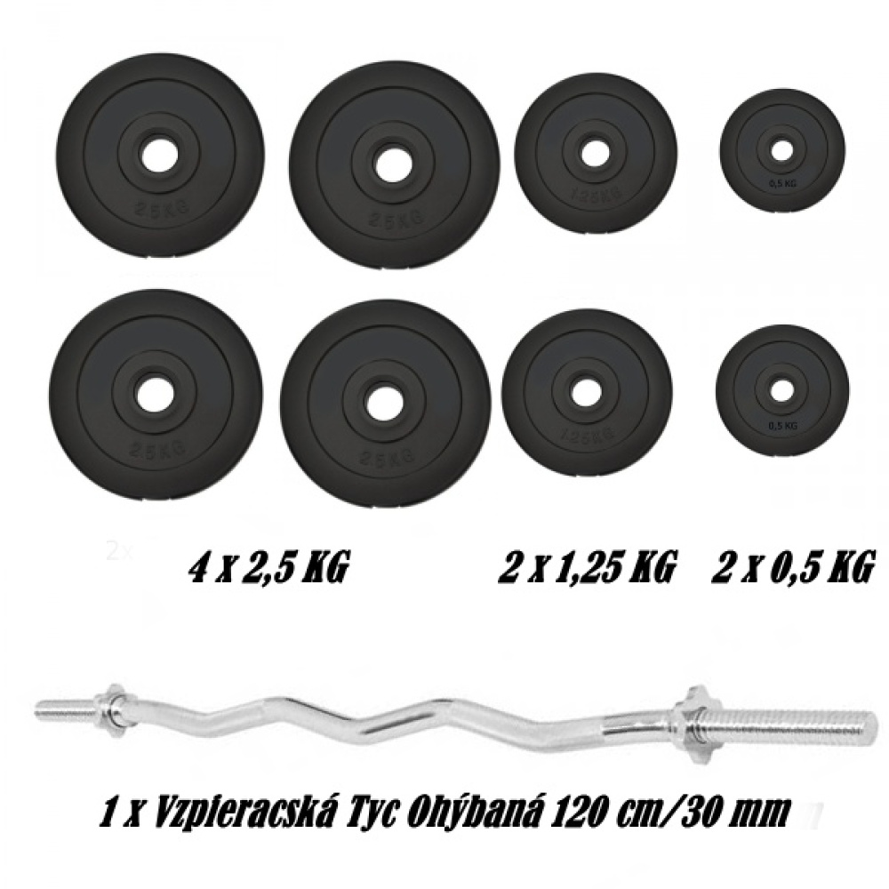 SPARTAN Nakladací činkový set 20 kg