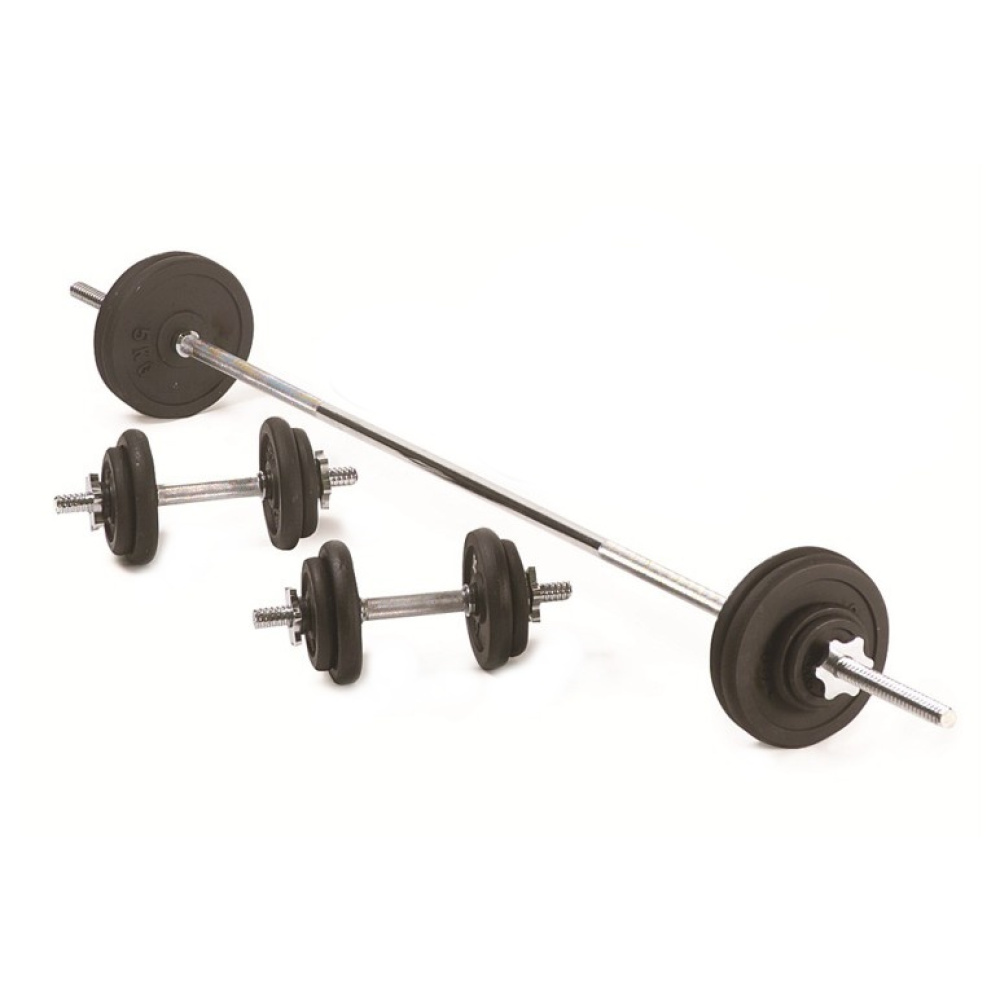 Činkový set oceľový SPARTAN 80kg