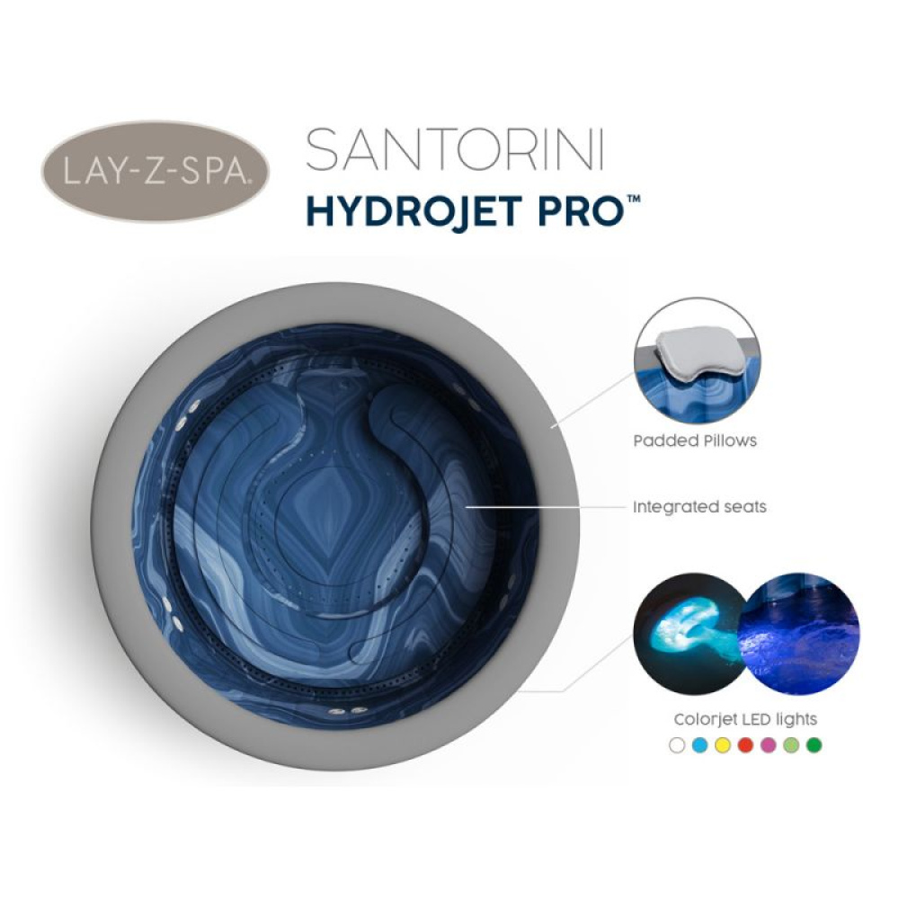 Bestway 60075 Santorini Hydrojet Pro Lay-Z-Spa - Obrázok 7